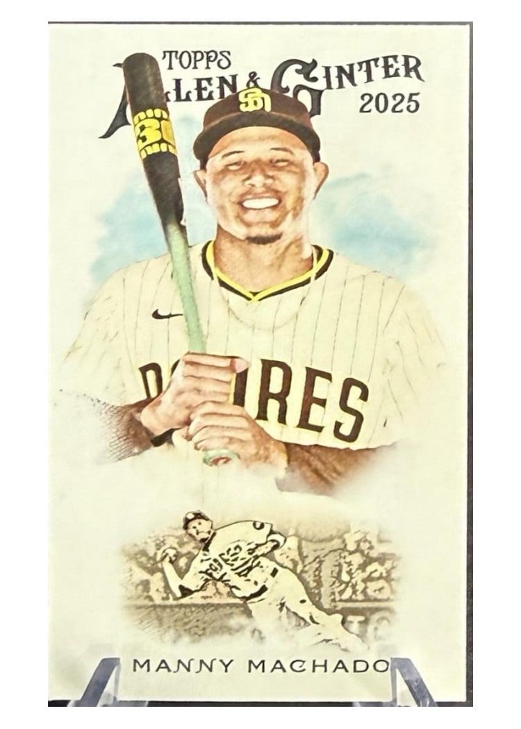 2025 Topps Allen & Ginter 1889 N22 (Minis) Manny Machado #N222-17 card