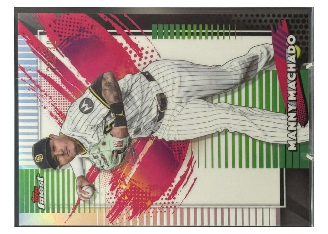 2026 Topps Finest Manny Machado White Refractor #255 card