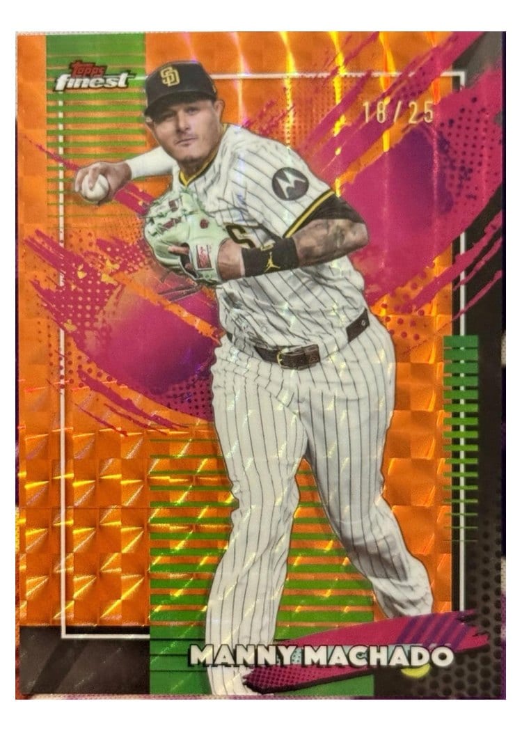 2026 Topps Finest Manny Machado #255 card