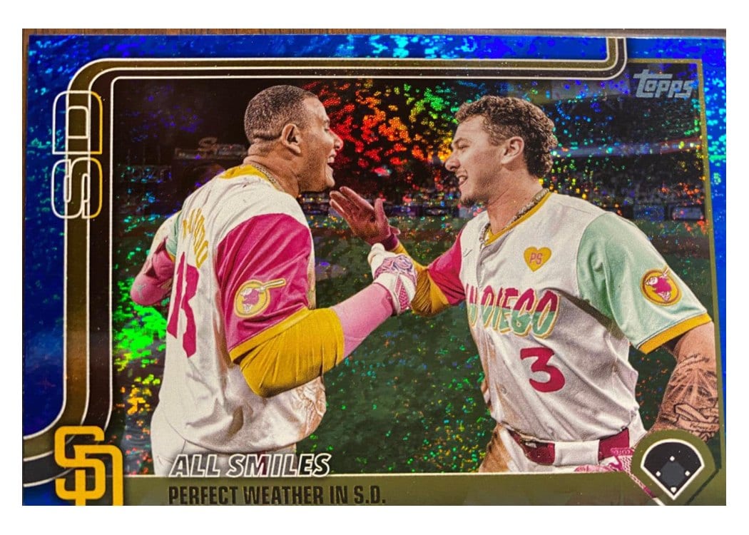 2026 Topps Heritage Base Set Manny Machado Blue Foil #143 card