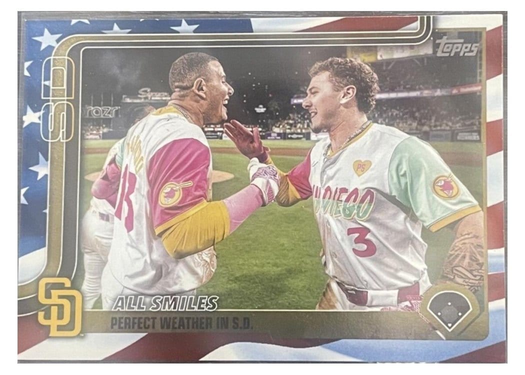 2026 Topps Heritage Base Set Manny Machado Independence Day #143 card