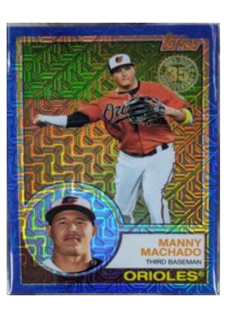 2018 Topps Chrome Base Set Manny Margot #62 card