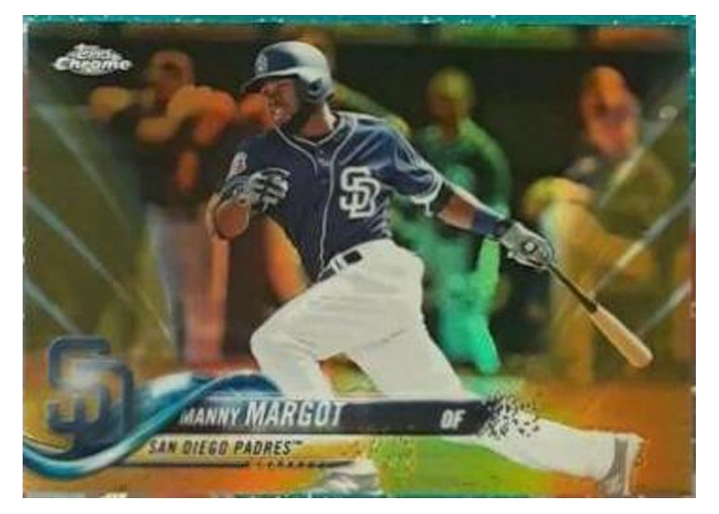 2018 Topps Chrome Base Set Manny Margot #62 card