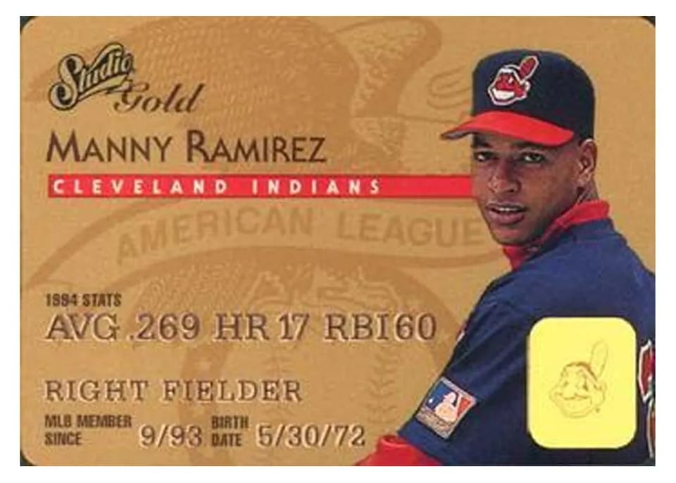 1995 Studio Manny Ramirez #32 card