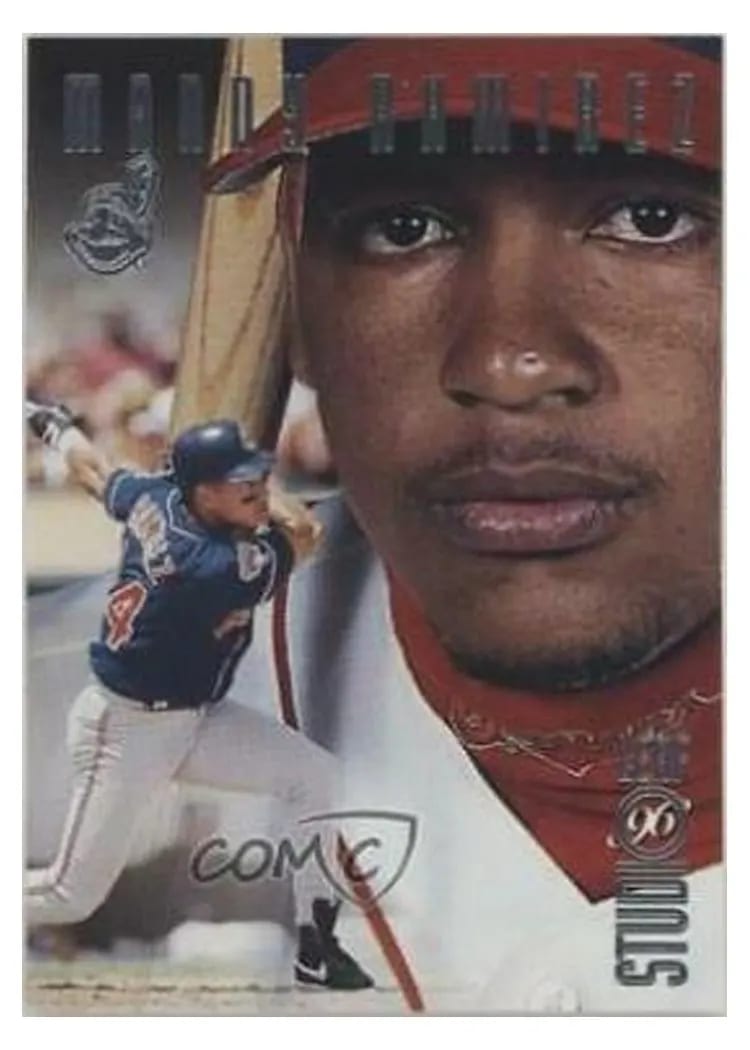 1996 Studio Manny Ramirez #114 card