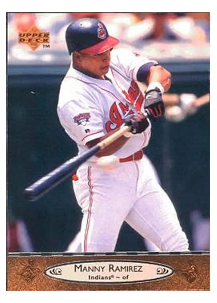 1996 Upper Deck Manny Ramirez #55 card
