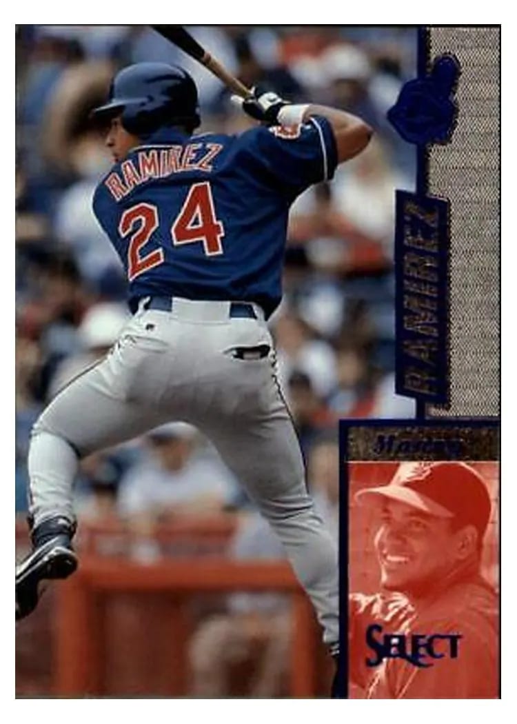 1997 Select Manny Ramirez #4 card