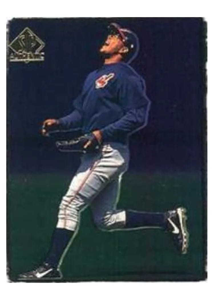 1998 SP Authentic Manny Ramirez #79 card