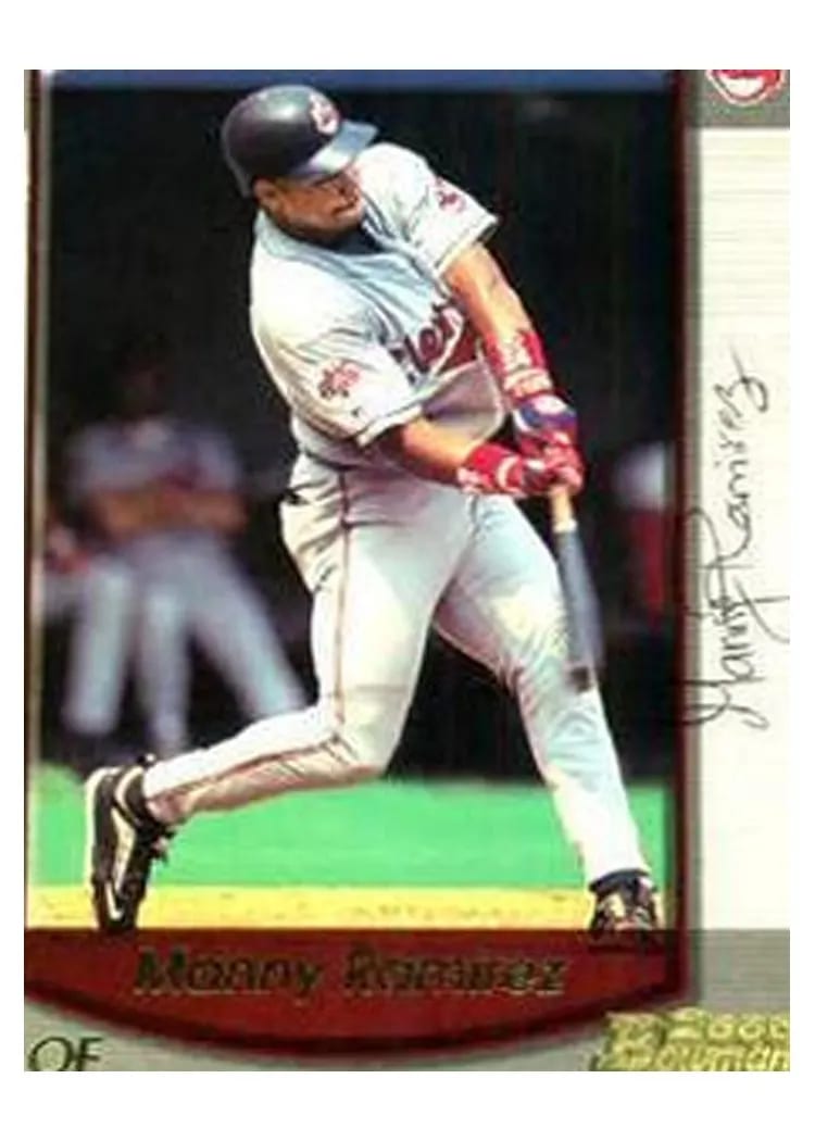 2000 Bowman Manny Ramirez #90 card