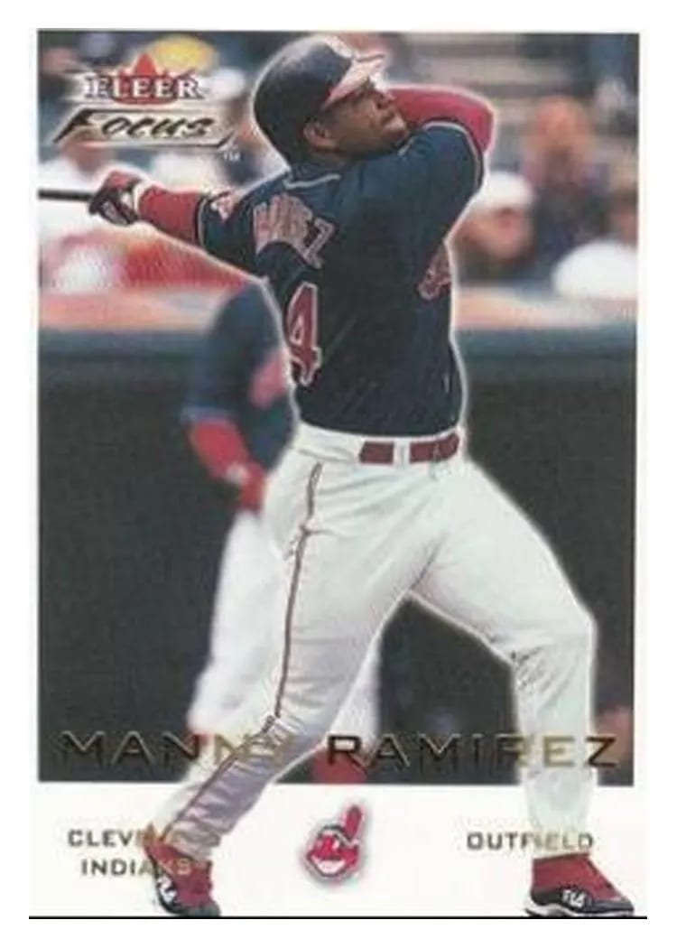 2001 Fleer Focus Manny Ramirez #2 card