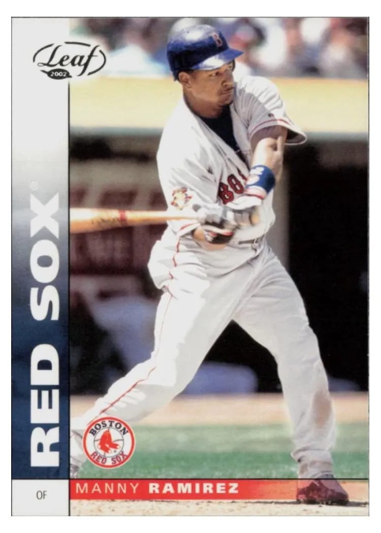 2002 Leaf Manny Ramirez #52 card