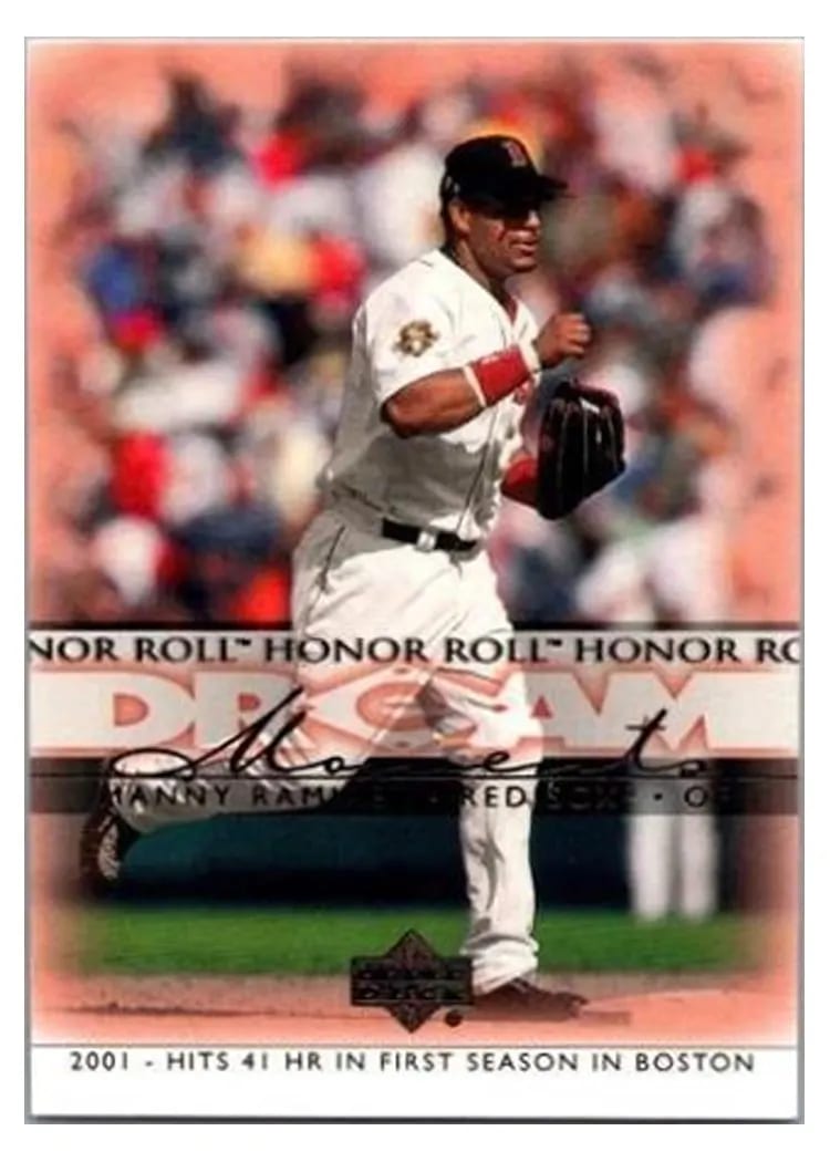 2002 Upper Deck Honor Roll Manny Ramirez #91 card