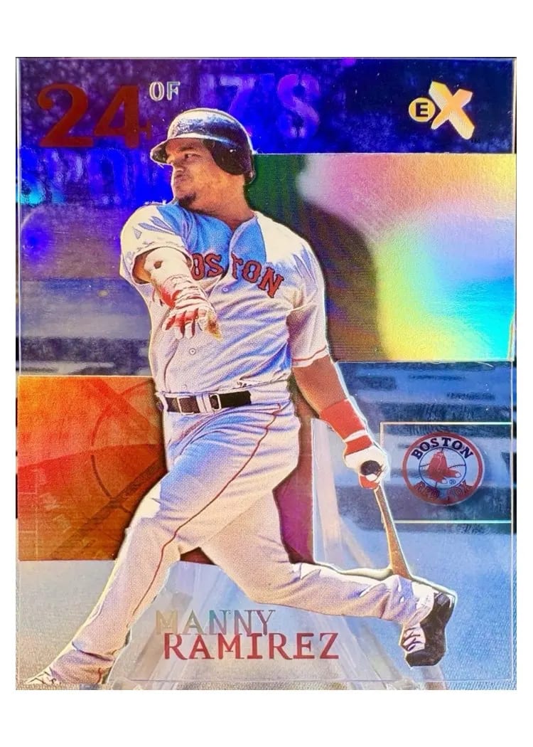 2003 Fleer E-X Manny Ramirez #14 card