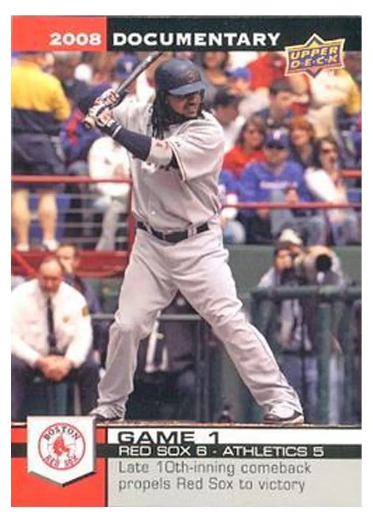 2008 Upper Deck Documentary Manny Ramirez #41 card