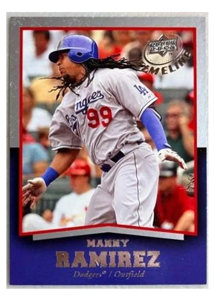 2008 Upper Deck Timeline Manny Ramirez #31 card
