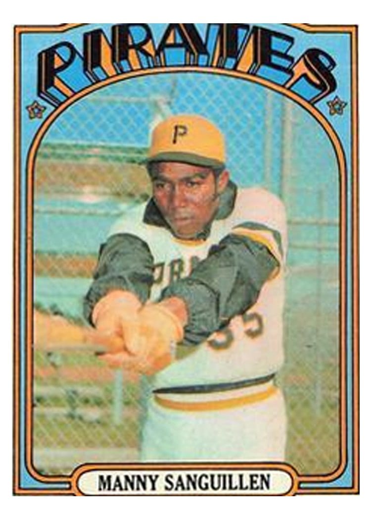 1972 Topps Manny Sanguillen #60 card
