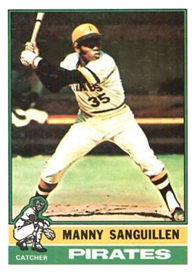 1976 Topps Manny Sanguillen #220 card