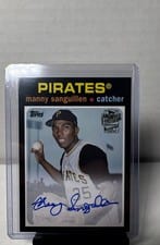 2020 Topps Archives Fan Favorites Autographs Manny Sanguillen #FFA-MS card