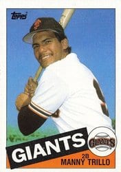 1985 Topps Base Set Manny Trillo #310 card