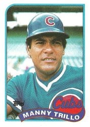 1989 Topps Base Set Manny Trillo #66 card
