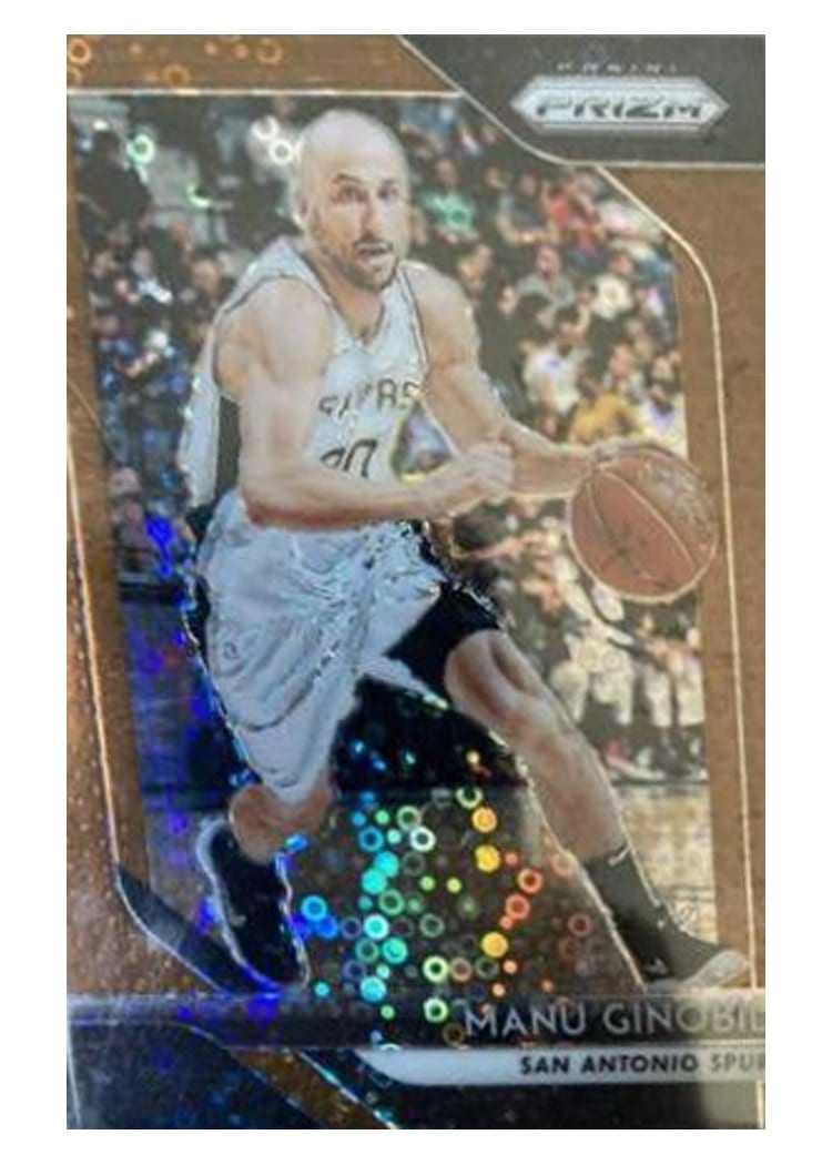 2018-19 Panini Prizm Base Set Manu Ginobili #281 card