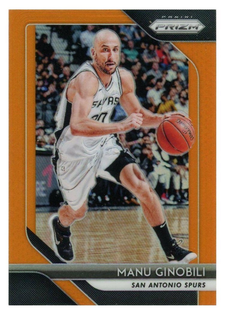 2018-19 Panini Prizm Base Set Manu Ginobili #281 card