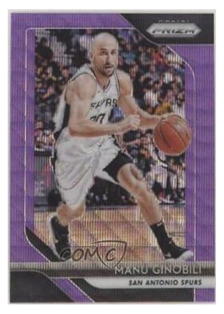 2018-19 Panini Prizm Base Set Manu Ginobili #281 card
