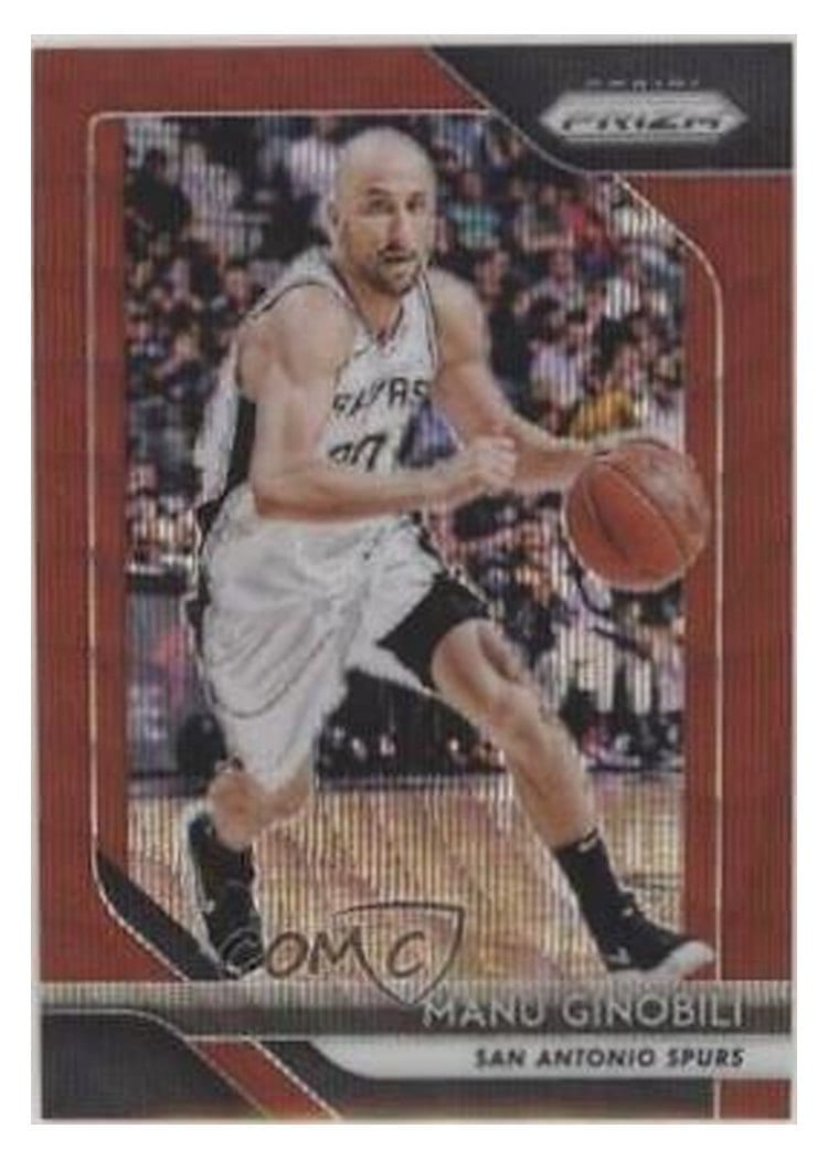 2018-19 Panini Prizm Base Set Manu Ginobili #281 card