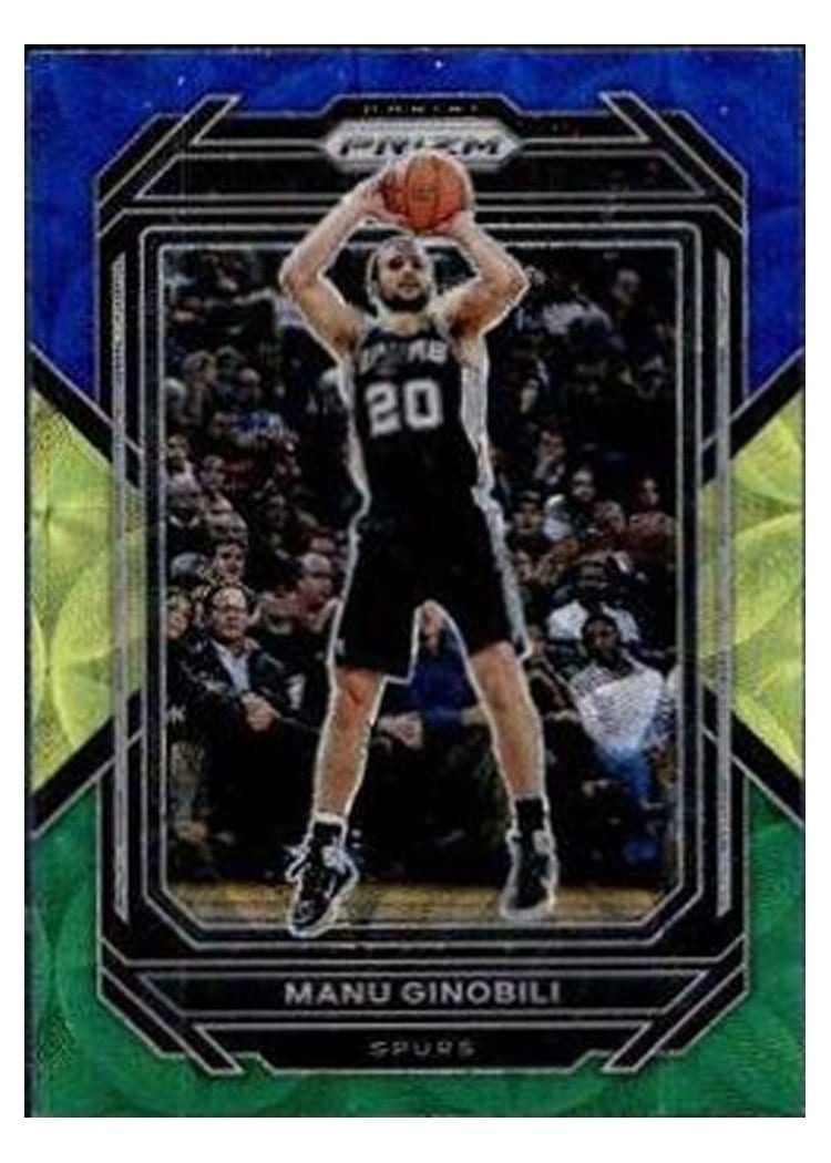 2022-23 Panini Prizm Base Set Manu Ginobili #296 card