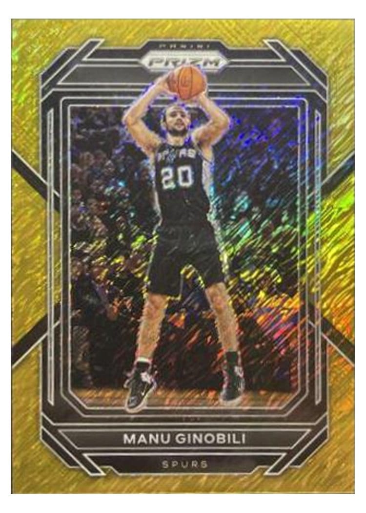 2022-23 Panini Prizm Base Set Manu Ginobili #296 card