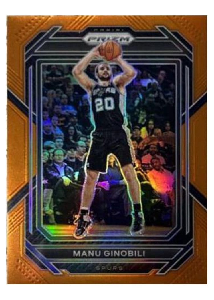 2022-23 Panini Prizm Base Set Manu Ginobili #296 card