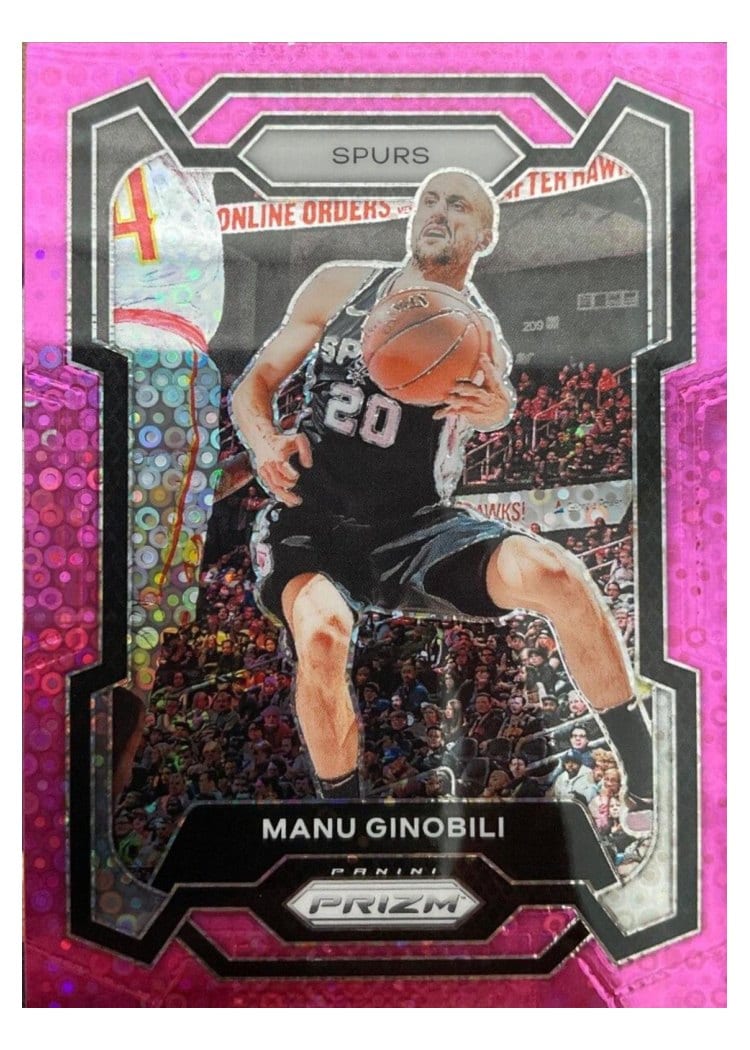 2023-24 Panini Prizm Base Set Manu Ginobili #190 card