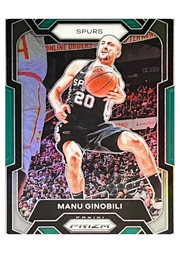2023-24 Panini Prizm Base Set Manu Ginobili #190 card
