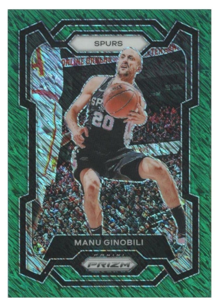 2023-24 Panini Prizm Base Set Manu Ginobili #190 card