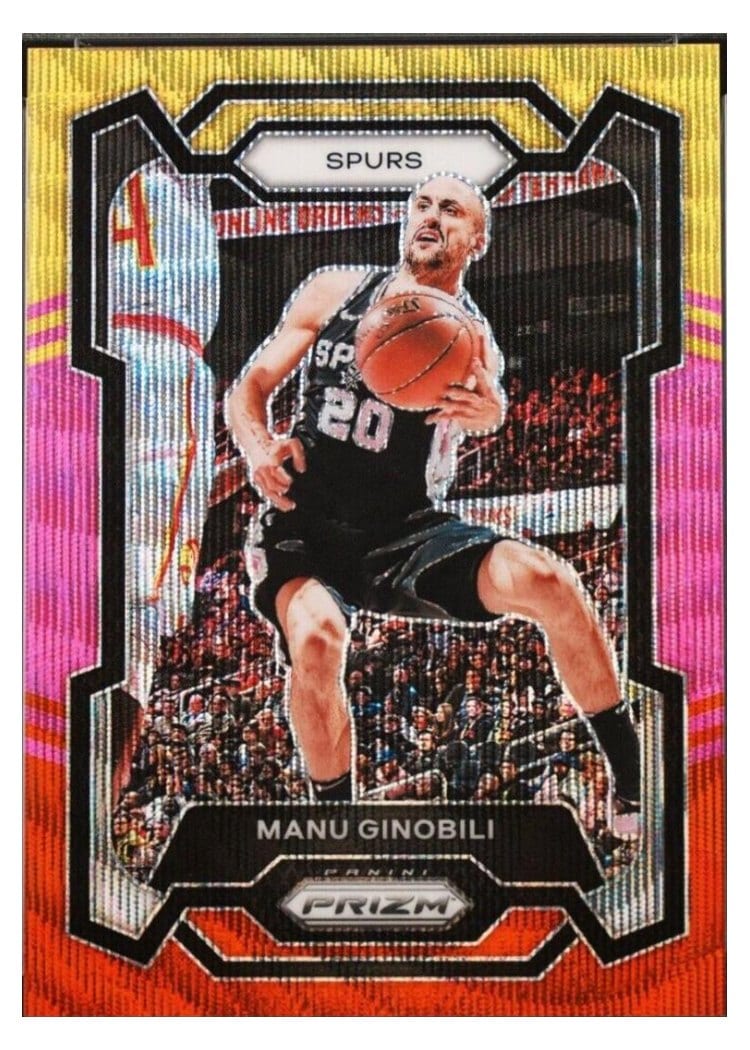 2023-24 Panini Prizm Base Set Manu Ginobili #190 card