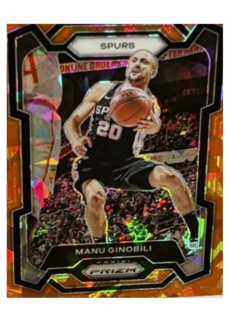 2023-24 Panini Prizm Base Set Manu Ginobili #190 card