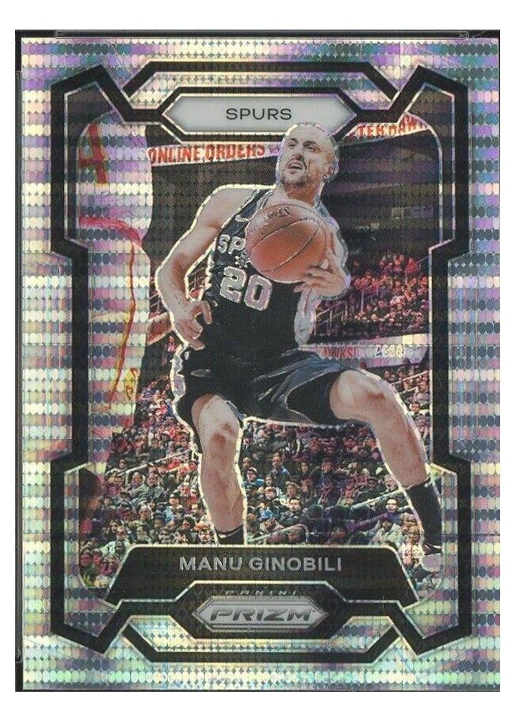 2023-24 Panini Prizm Base Set Manu Ginobili #190 card