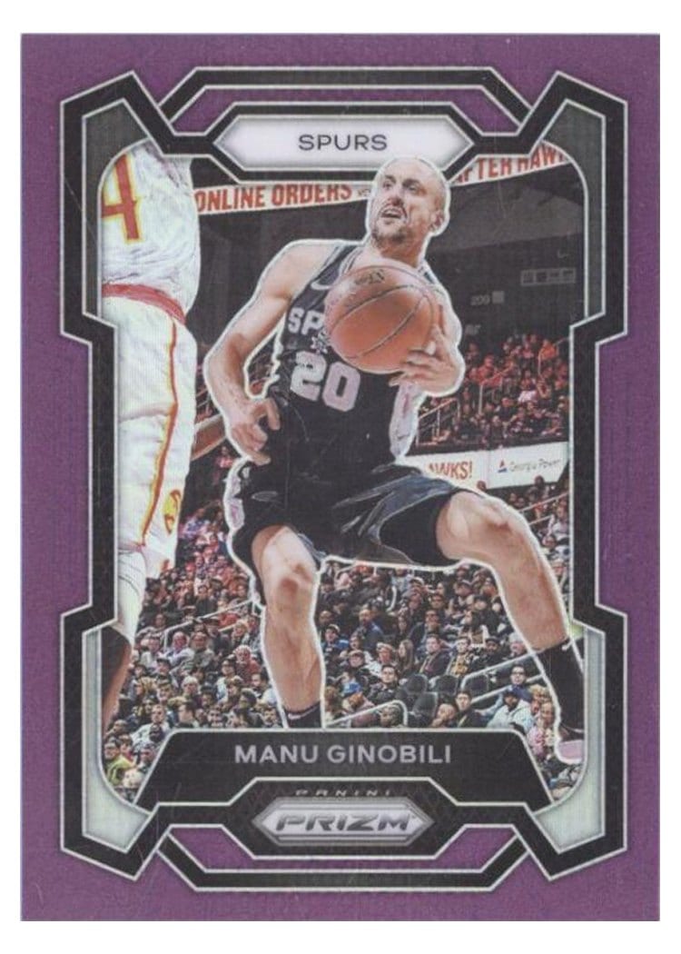 2023-24 Panini Prizm Base Set Manu Ginobili #190 card