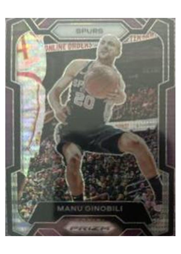 2023-24 Panini Prizm Base Set Manu Ginobili #190 card