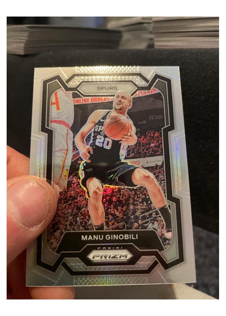 2023-24 Panini Prizm Base Set Manu Ginobili #190 card
