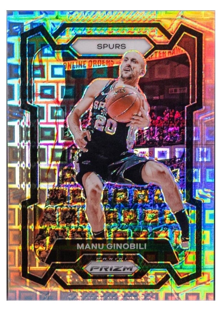 2023-24 Panini Prizm Base Set Manu Ginobili #190 card