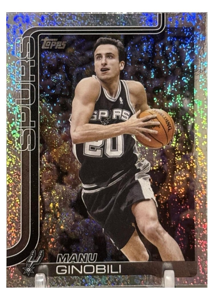 2025-26 Topps Base Set Manu Ginobili Crackleboard #262 card