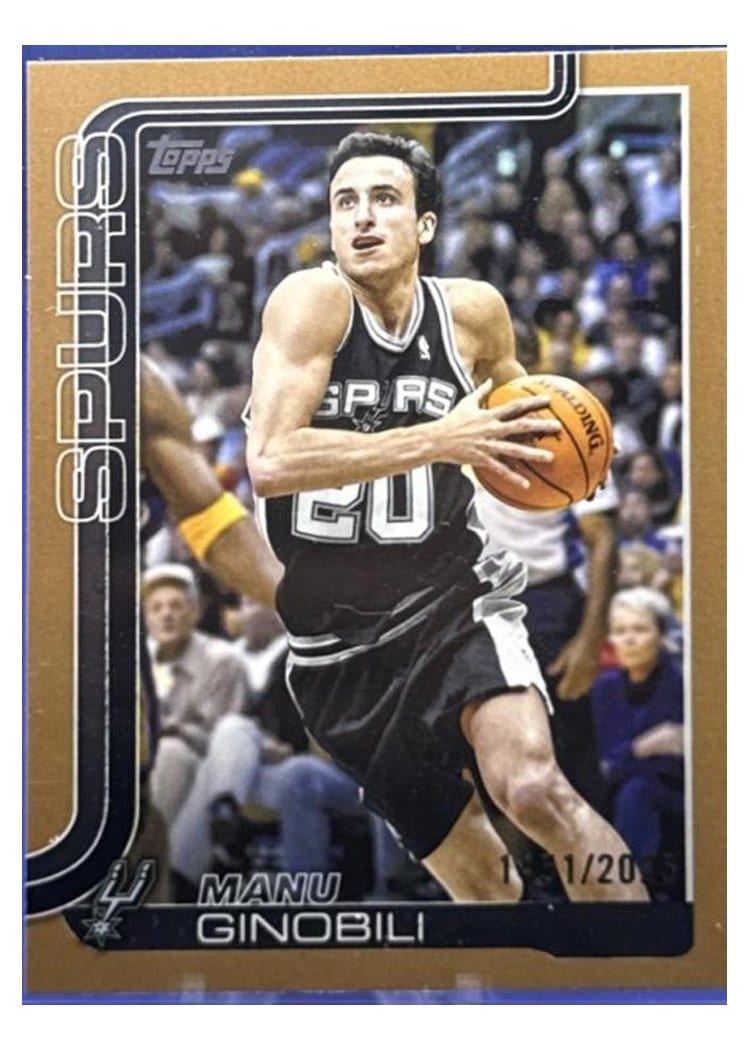 2025-26 Topps Base Set Manu Ginobili #262 card