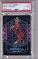 2019 Panini Obsidian Manuel Neuer Pink #75 card