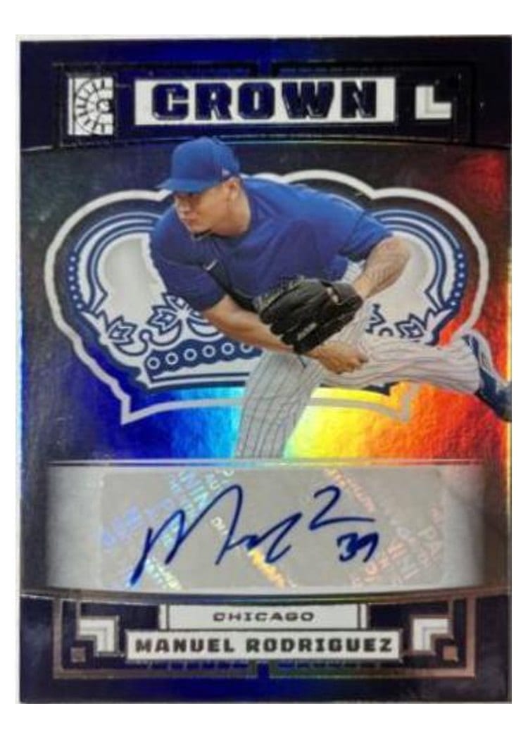 2022 Panini Capstone Crown Autographs Manuel Rodriguez #C-MR card