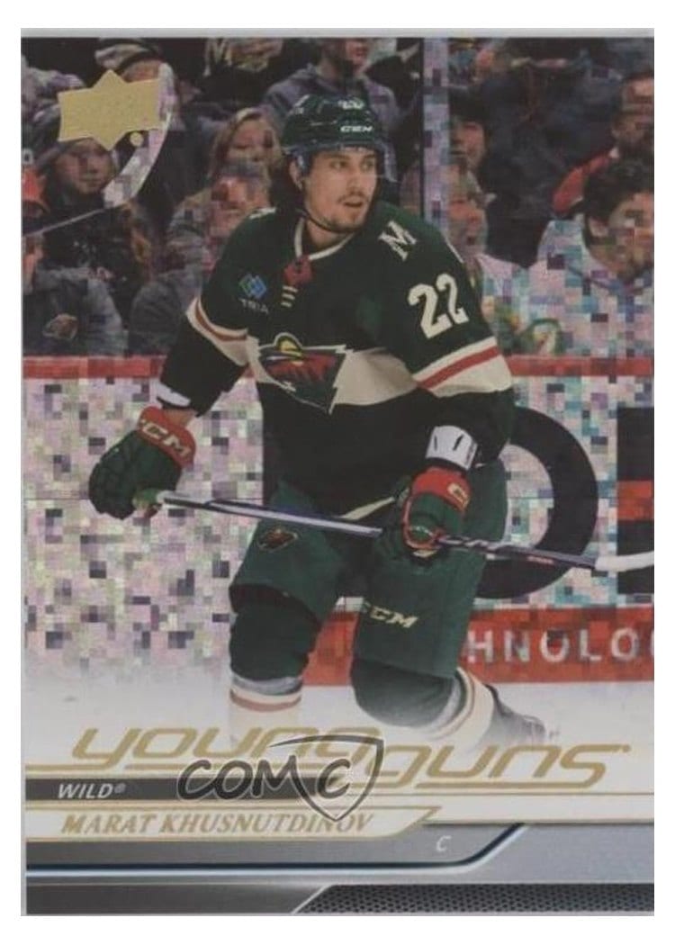 2024-25 Upper Deck Base Set Marat Khusnutdinov Speckled Rainbow #243