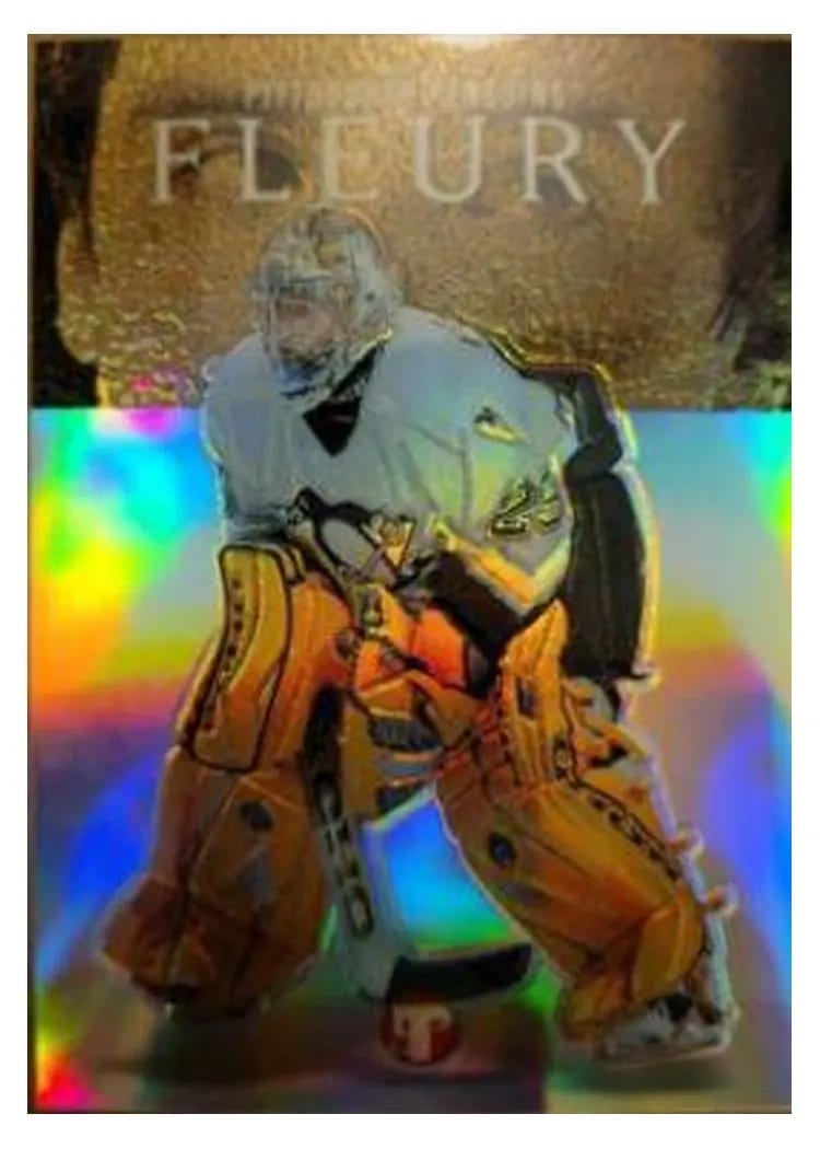 2003 Topps Pristine Marc Andre Fleury #104 card