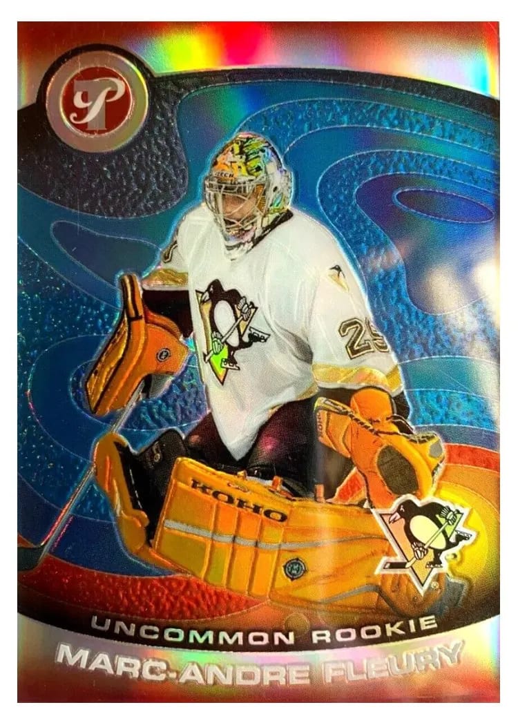 2003 Topps Pristine Marc Andre Fleury #105 card