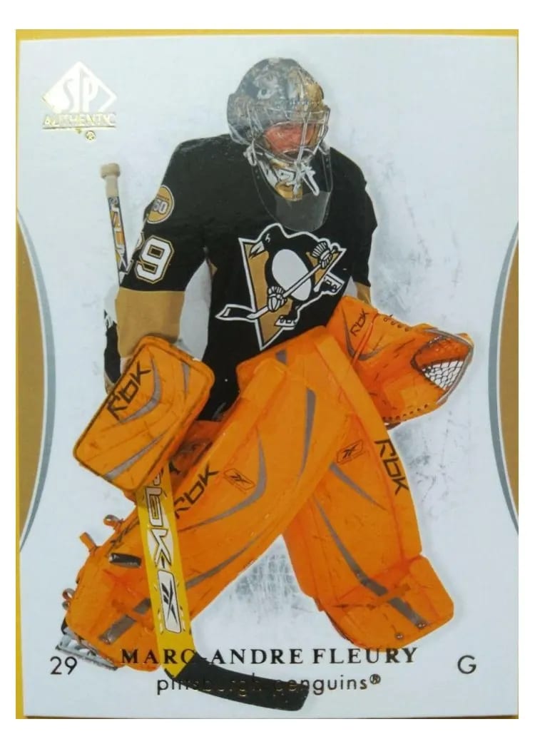 2007 SP Authentic Marc Andre Fleury #36 card