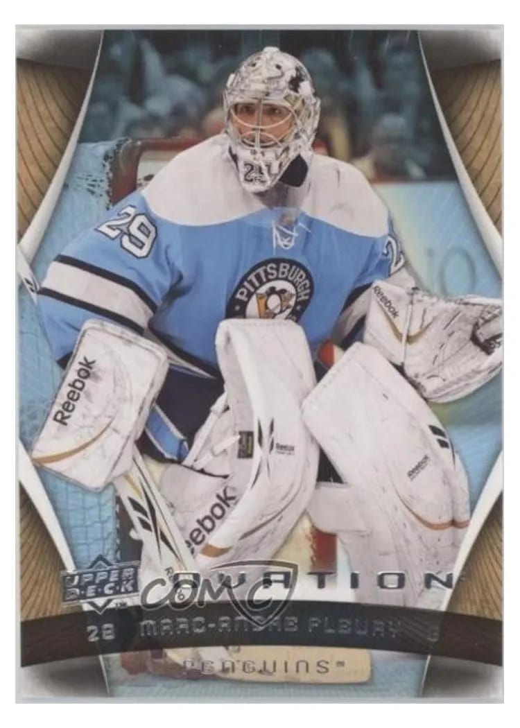 2009 Upper Deck Ovation Marc-Andre Fleury #116 card